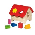 Jouet boite à formes maisonnette goki - jouets en bois Jouet boite à formes maisonnette goki - jouets en bois