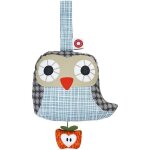 Jouet boite  musique hibou elise grise franck & fischer - boite  m