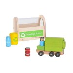 Jouet camion & station de recyclage en bois everearth® - jouets bois Jouet camion & station de recyclage en bois everearth® - jouets bois