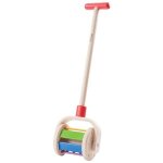 Jouet canne  pousser plantoys 'marche & roule' - jouet en bois