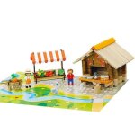 Jouets de construction chalet la place du marché 80 pièces jeujura® | Jouets de construction chalet la place du marché 80 pièces jeujura® |