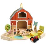 Jouet de la ferme en bois grange du fermier tender leaf toys� -