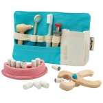 Jouet d'imitation en bois trousse de dentiste plantoys - jouet