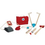 Jouet d'imitation ma valise du docteur plantoys - jouet en bois