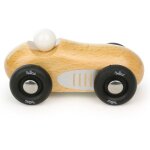 Jouet petite voiture mini old sport vilac bois naturel 10cm -