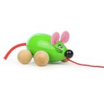 Jouet  trainer lisa la souris verte vilac - jouets en bois