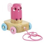Jouet  trainer maracas mimi l'cureuil vilac - jouets en bois france