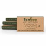 Lames rasoir de scurit x5 bambaw - hygine co - responsable