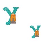 Lettre en bois animaux y comme 'yorkshire' 8 cm sevi 1831 - jouets