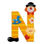 Lettre en bois clown n sevi 1831 - jouets en bois dcoration