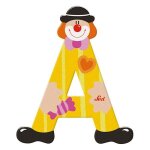 Lettre en bois clown a sevi 1831 - jouets en bois dcoration