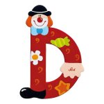 Lettre en bois clown d sevi 1831 - jouets en bois dcoration