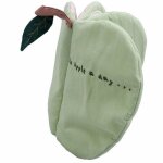 Livre bébé en tissu pomme verte fabelab® coton bio gots - jouet bio Livre bébé en tissu pomme verte fabelab® coton bio gots - jouet bio