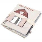 Livre d'éveil en tissus tiny farmer lässig® coton bio gots - doudous Livre d'éveil en tissus tiny farmer lässig® coton bio gots - doudous
