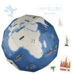 Loisirs créatifs 'kit globe terrestre'' pirouette cacahouète - j Loisirs créatifs 'kit globe terrestre'' pirouette cacahouète - j