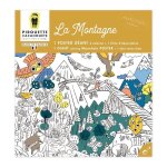 Loisirs cr�atifs 'mes posters � colorier'' la montagne pirouette c