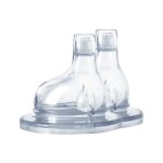 Lot 2 becs silicone pour biberon gourde inox pura - biberon