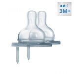 Lot 2 t�tines pour biberons inox pura� - biberon �co - responsable