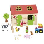 Maison de poupées en bois ma ferme 13 pièces goki® - jouets en bois Maison de poupées en bois ma ferme 13 pièces goki® - jouets en bois