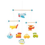 Mobile en bois v�hicules color�s goki� - d�coration chambre b�b� & mo