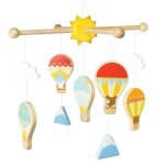 Mobile d'veil nuage & montgolfires le toy van - dcoration bb en
