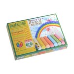 �konorm craie de dessin � paillettes 7 couleurs pastelles - craies d