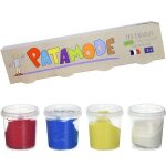 Pte  modeler vgtale souple 4 pots 135g rjbb patamode - pte  mod