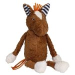 Peluche bio poney tony lana natural wear - doudou bb bio