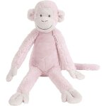 Peluche doudou singe mickey rose 42 cm happy horse - doudou singe