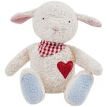 Peluche efie petit mouton amoureux 36cm - jouet bio gots Peluche efie petit mouton amoureux 36cm - jouet bio gots