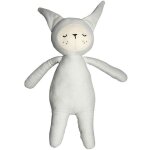 Peluche fabelab® lapin gris argent 28cm coton bio gots - jouet bio Peluche fabelab® lapin gris argent 28cm coton bio gots - jouet bio