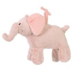 Peluche musicale �l�phante rose ely 26 cm happy horse - doudou m