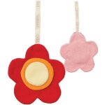 Peppa attache sucette doudou fleur - coton bio & equitable