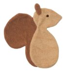 Peppa doudou plat ecureuil - doudou bio & equitable