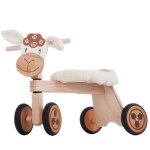 Porteur en bois 4 roues mouton gaston i'm toy - porteur en bois