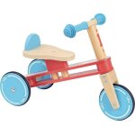 Porteur tricyclette en bois 3 roues rouge & bleu vilac - jouets