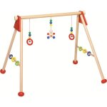 Portique d'activit en bois ourson petit c?ur heimess - jouet bb b