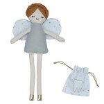 Poup�e de tissu f�e des dents fabelab� 28cm coton bio gots - poup�e b