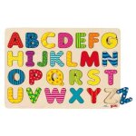 Puzzle alphabet majuscule goki - jouets en bois