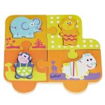 Puzzle en bois double jungle boikido - jouet en bois Puzzle en bois double jungle boikido - jouet en bois