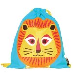 Sac de gym maternelle bleu lion - coq en pâte mibo® Sac de gym maternelle bleu lion - coq en pâte mibo®