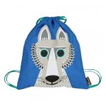 Sac de gym maternelle loup gris - coq en pâte® Sac de gym maternelle loup gris - coq en pâte®
