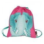 Sac de gym rose maternelle éléphant - coq en pâte® Sac de gym rose maternelle éléphant - coq en pâte®
