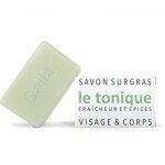 Savon bio solide surgras dermatologique 100g romarin menthe poivrée Savon bio solide surgras dermatologique 100g romarin menthe poivrée