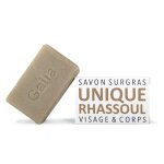 Savon solide surgras dermatologique 100g unique rhassoul (argile) Savon solide surgras dermatologique 100g unique rhassoul (argile)