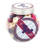 Set 132 perles en bois bonbonni�re  candy myrtille  small foot by