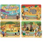 Set 4 puzzles en bois 'le zoo' vilac® - jouets puzzle en bois 2 ans Set 4 puzzles en bois 'le zoo' vilac® - jouets puzzle en bois 2 ans
