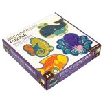 Set 4 puzzles �volutifs d�butant oc�an petitcollage� - puzzles en ca