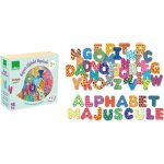 Set 56 magnets lettres en bois 'alphabet majuscule' vilac® - jouets Set 56 magnets lettres en bois 'alphabet majuscule' vilac® - jouets