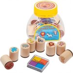 Set de 8 tampons encreurs animaux goki - loisirs cratifs